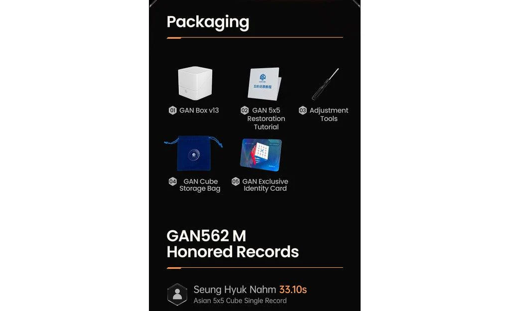GAN 562 5x5 (Magnetic, Core Magnets, UV Coated) - Image 27