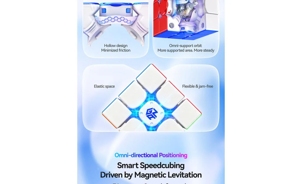 GAN i4 3x3 Leap (Magnetic, Ball-Core) - Bluetooth Smart Cube - Image 16