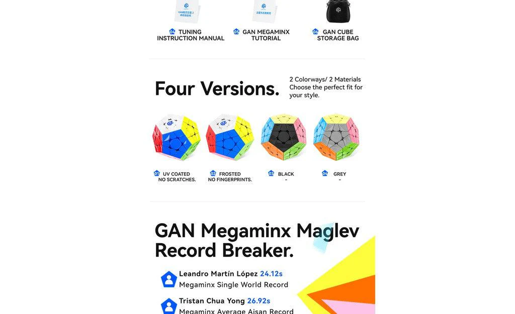GAN Megaminx V2 (Magnetic, MagLev, Ball-Core) - Image 19