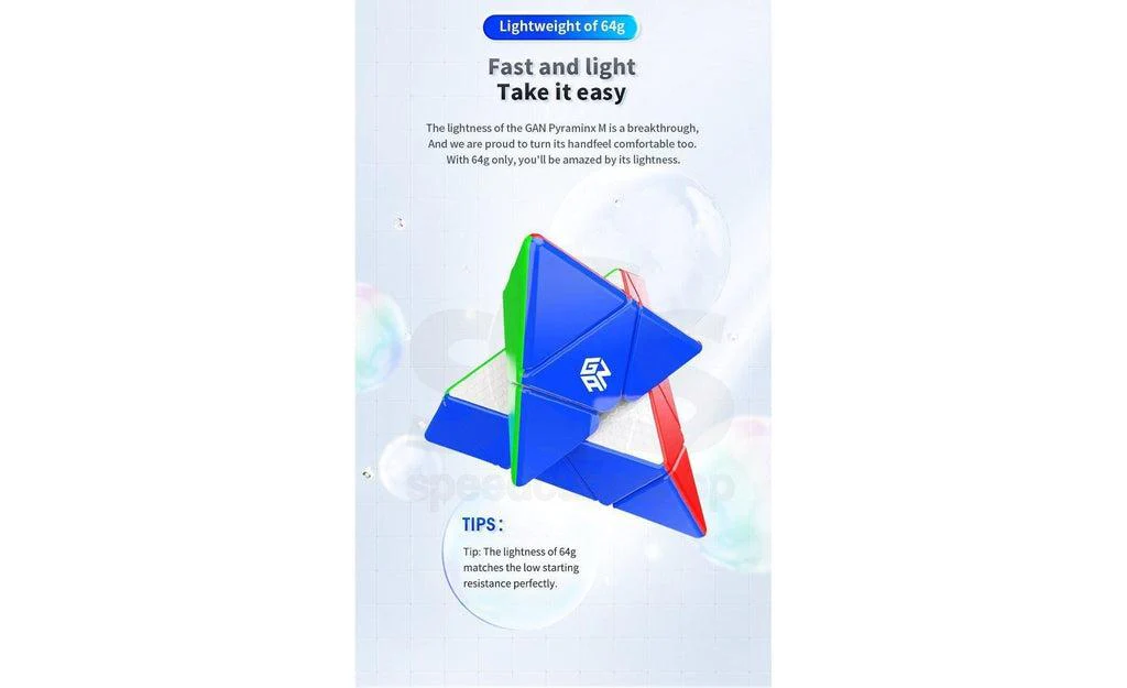 GAN Pyraminx Enhanced (Magnetic, Core Magnets, UV Coated) - Image 5