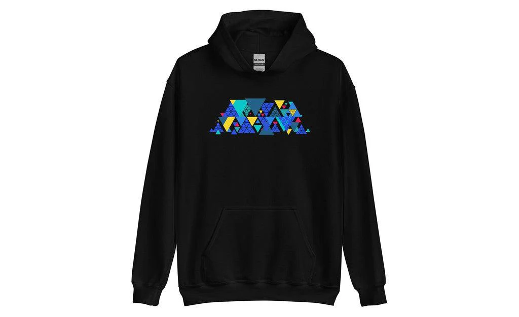 Geometric Pyraminx - Rubik's Cube Hoodie - Image 2
