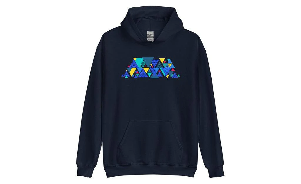 Geometric Pyraminx - Rubik's Cube Hoodie - Image 3