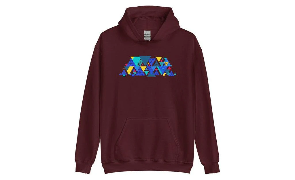 Geometric Pyraminx - Rubik's Cube Hoodie - Image 4