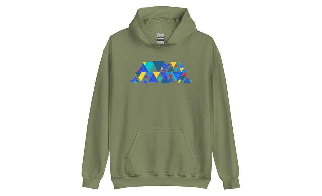 Geometric Pyraminx - Rubik's Cube Hoodie - Image 9