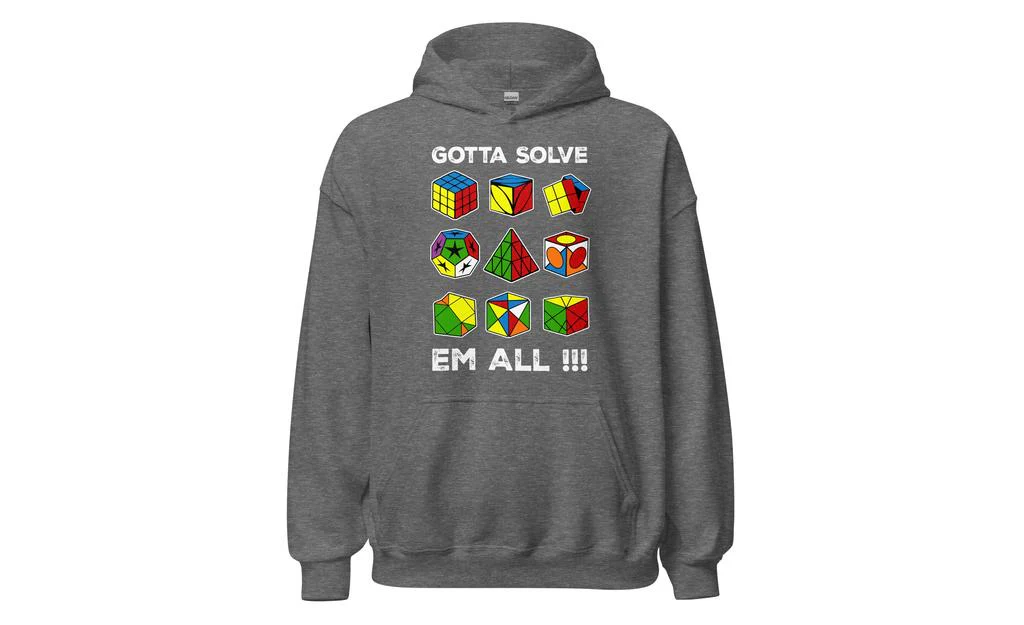Gotta Solve Em All - Rubik's Cube Hoodie - Image 8