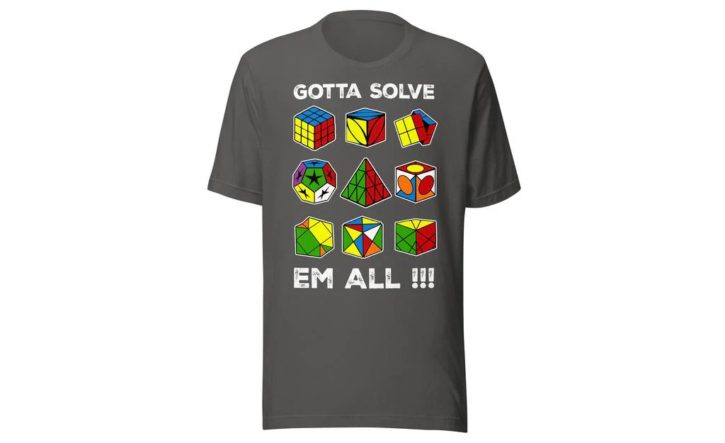 Gotta Solve Em All - Rubik's Cube Shirt - Image 10