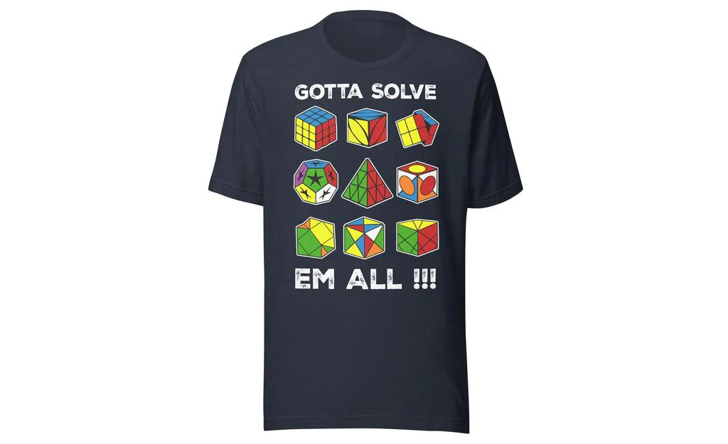 Gotta Solve Em All - Rubik's Cube Shirt - Image 7