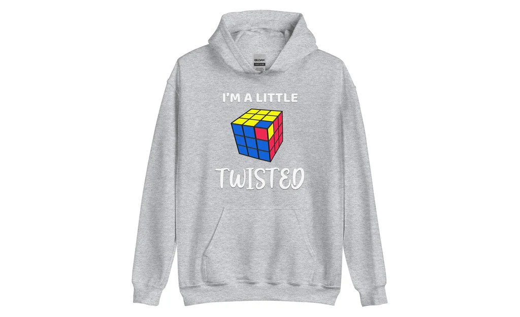 I'm a Little Twisted - Rubik's Cube Hoodie - Image 15