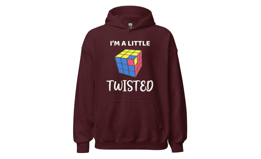 I'm a Little Twisted - Rubik's Cube Hoodie - Image 2