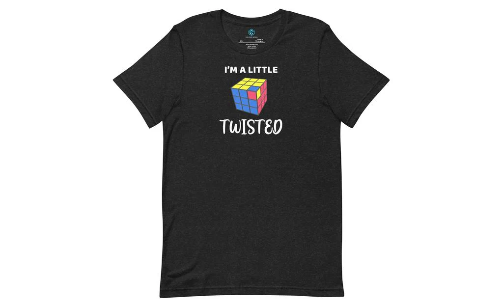 I'm a Little Twisted - Rubik's Cube Shirt - Image 2