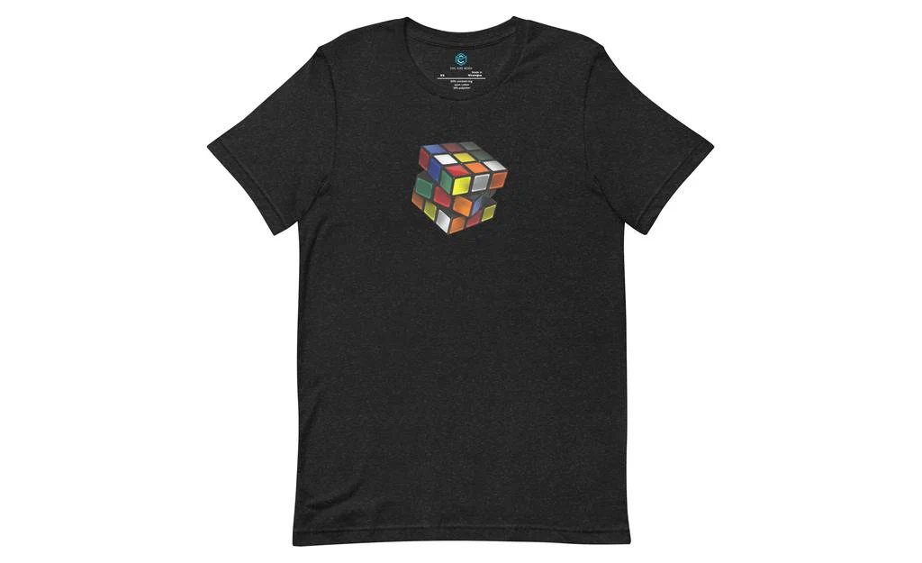 Lit Cube - Rubik's Cube Shirt - Image 2