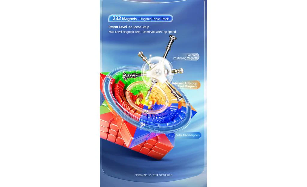 Max Park AoFu 7x7 V5 Triple-Track (Magnetic, Ball-Core) - Image 11