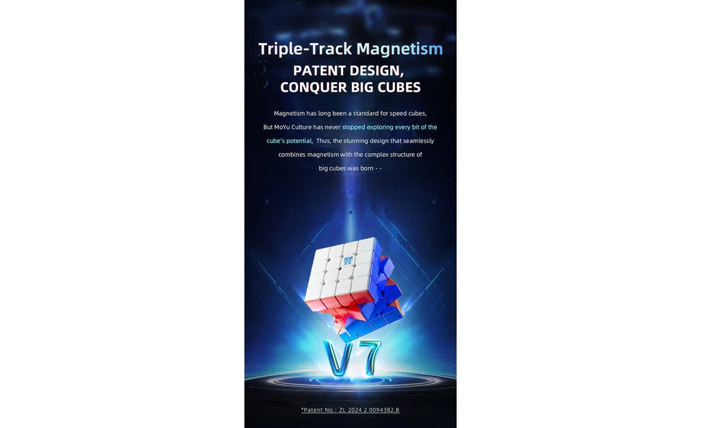 Max Park AoSu 4x4 V7 Triple-Track (Magnetic, Ball-Core, UV Coated) - Image 10