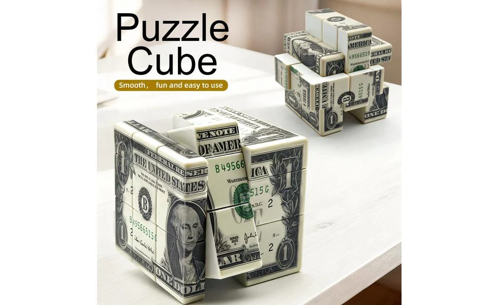 Ziina Star Mirror One Dollar Cube 3x3 (UV Printed)