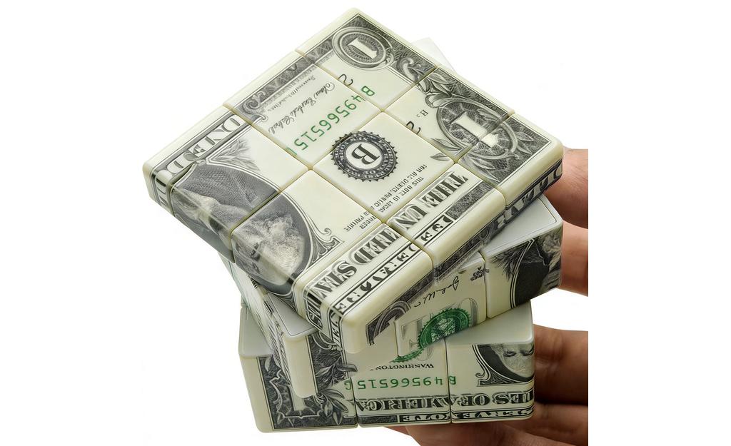 Ziina Star Mirror One Dollar Cube 3x3 (UV Printed) - Image 2