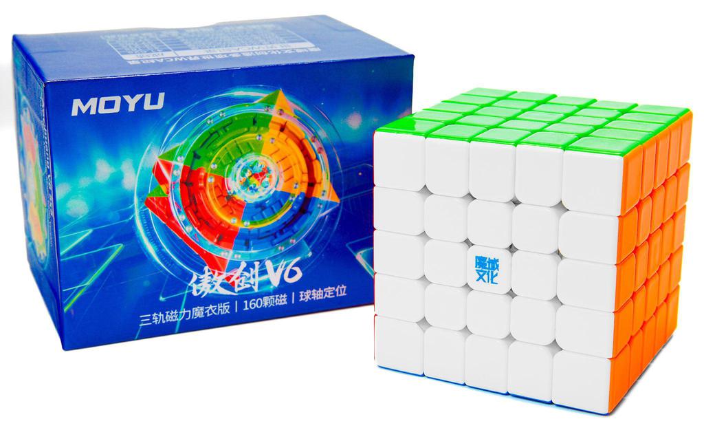 MoYu AoChuang 5x5 V6 Triple-Track (Magnetic, Ball-Core, UV Coated)