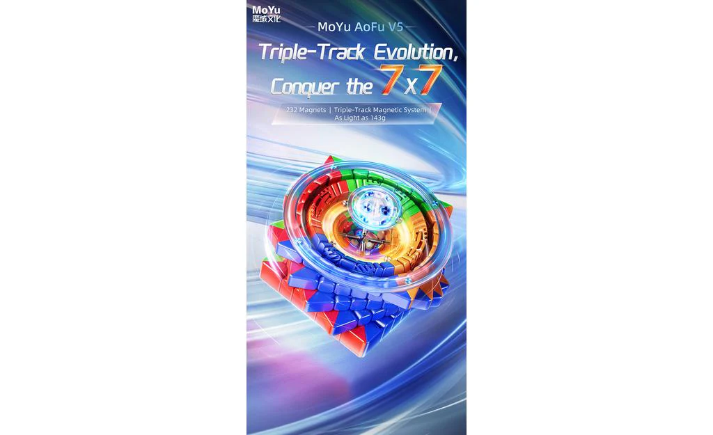 MoYu AoFu 7x7 V5 Double-Track (Magnetic, Ball-Core) - Image 8