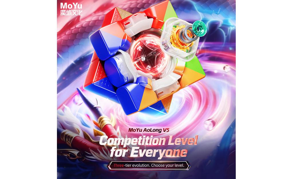 MoYu AoLong V5 3x3 (Magnetic, Ball-Core, MagLev, UV Coated) - Image 9