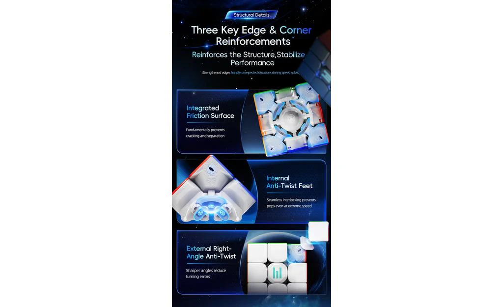 MoYu HuaMeng TG 3x3 V2 (Magnetic, 20-Magnet Ball-Core, UV Coated) - Image 22