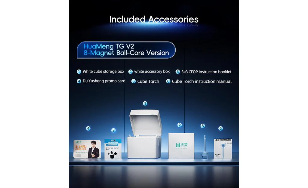 MoYu HuaMeng TG 3x3 V2 (Magnetic, 20-Magnet Ball-Core, UV Coated) - Image 24