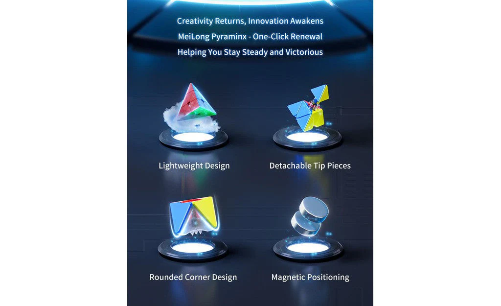 MoYu MeiLong Pyraminx V2 (Magnetic) - Image 5