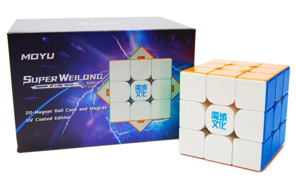 MoYu Super WeiLong 3x3 (Magnetic, MagLev, 20-Magnet Ball-Core, UV Coated)