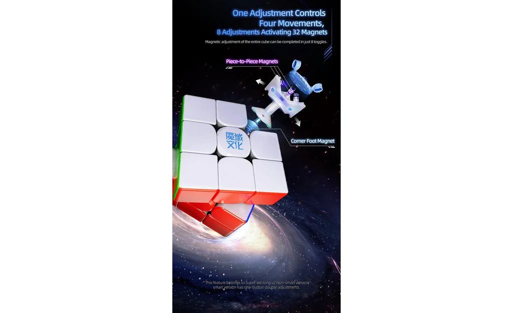 MoYu Super WeiLong 3x3 V2 (Magnetic, 20-Magnet Ball-Core, UV Coated) - Image 13