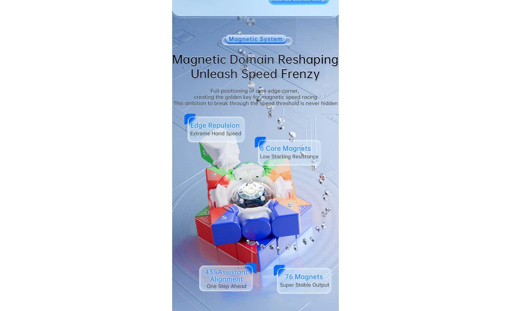 MoYu WeiLong AI 3x3 V10 (Magnetic, MagLev, Ball-Core, UV Coated) - Bluetooth Smart Cube - Image 16