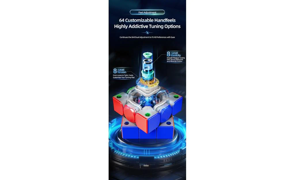 MoYu WeiLong AI 3x3 V11 (Magnetic, MagLev, Ball-Core, UV Coated) - Image 16