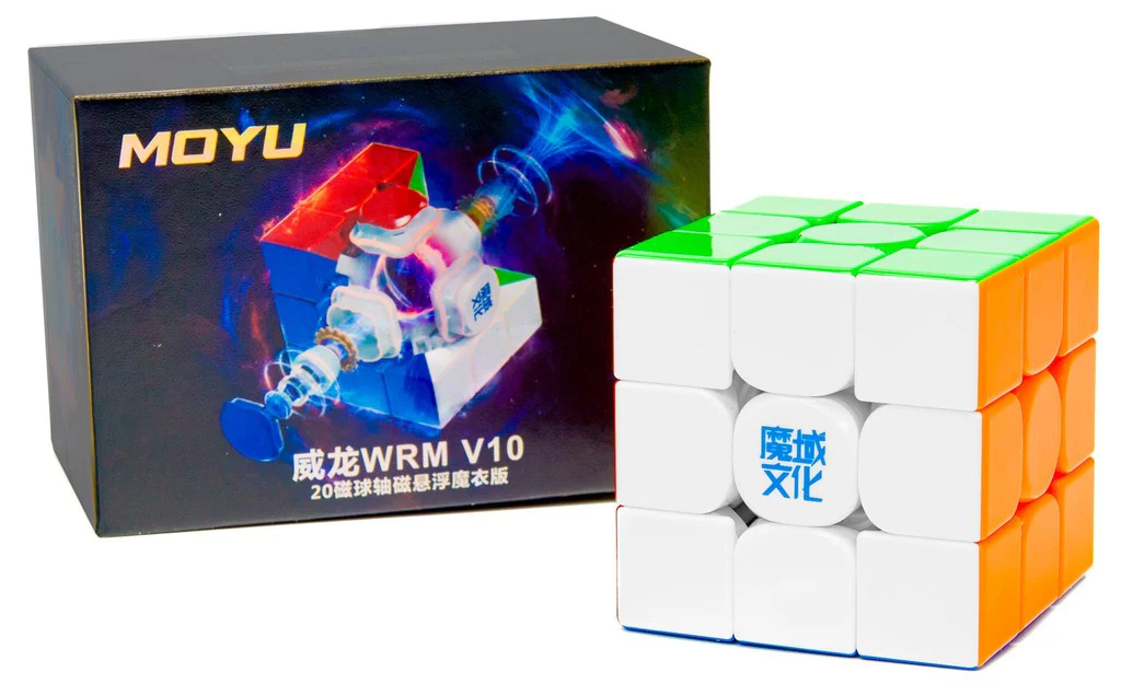 MoYu WeiLong WR M 3x3 V10 (Magnetic, MagLev, 20-Magnet Ball-Core, UV Coated)