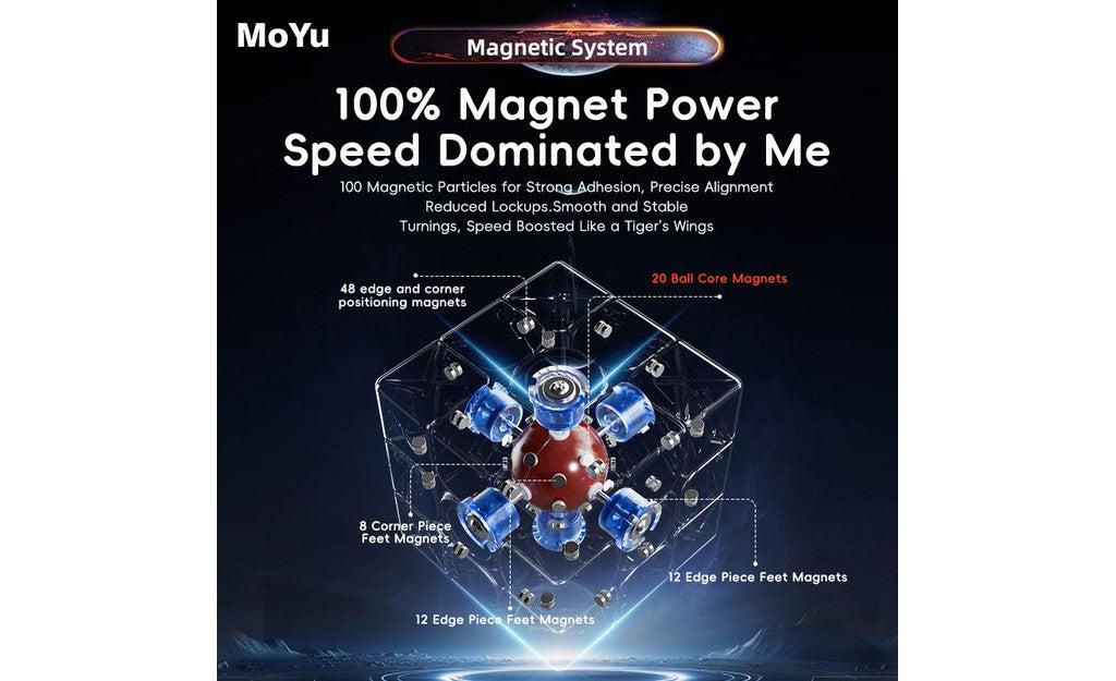 MoYu WeiLong WR M 3x3 V9 (Magnetic, MagLev, 20-Magnet Ball-Core, UV Coated) - Image 10