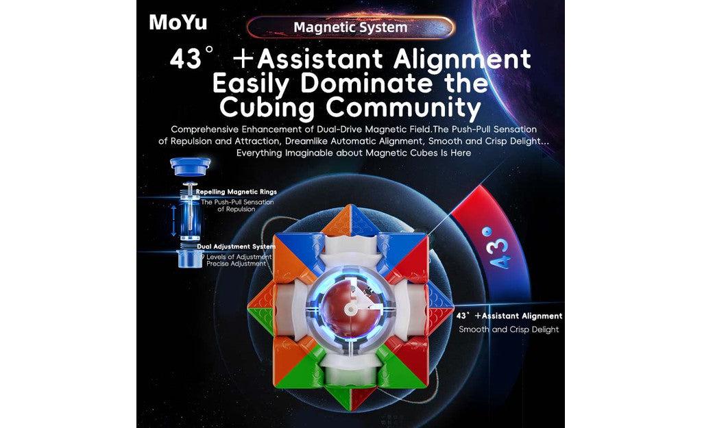 MoYu WeiLong WR M 3x3 V9 (Magnetic, MagLev, 20-Magnet Ball-Core, UV Coated) - Image 11