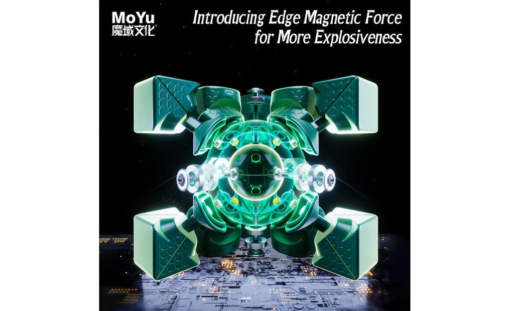 MoYu WeiLong WR M 3x3 V9 (Magnetic, MagLev, Ball-Core, UV Coated) - Image 9