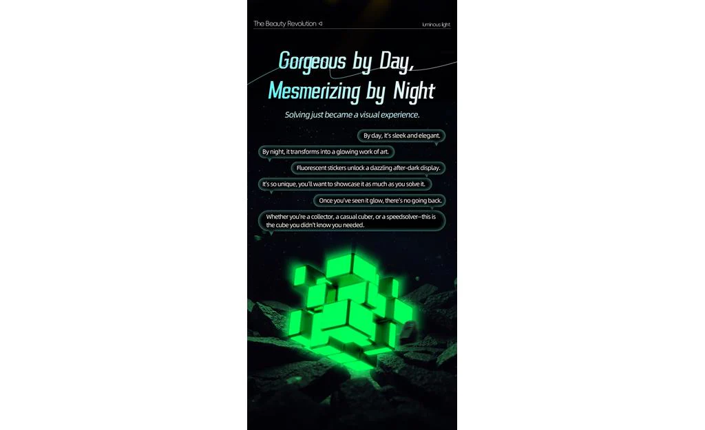 QiYi 3x3 (Magnetic, Glow in the Dark) - Image 11