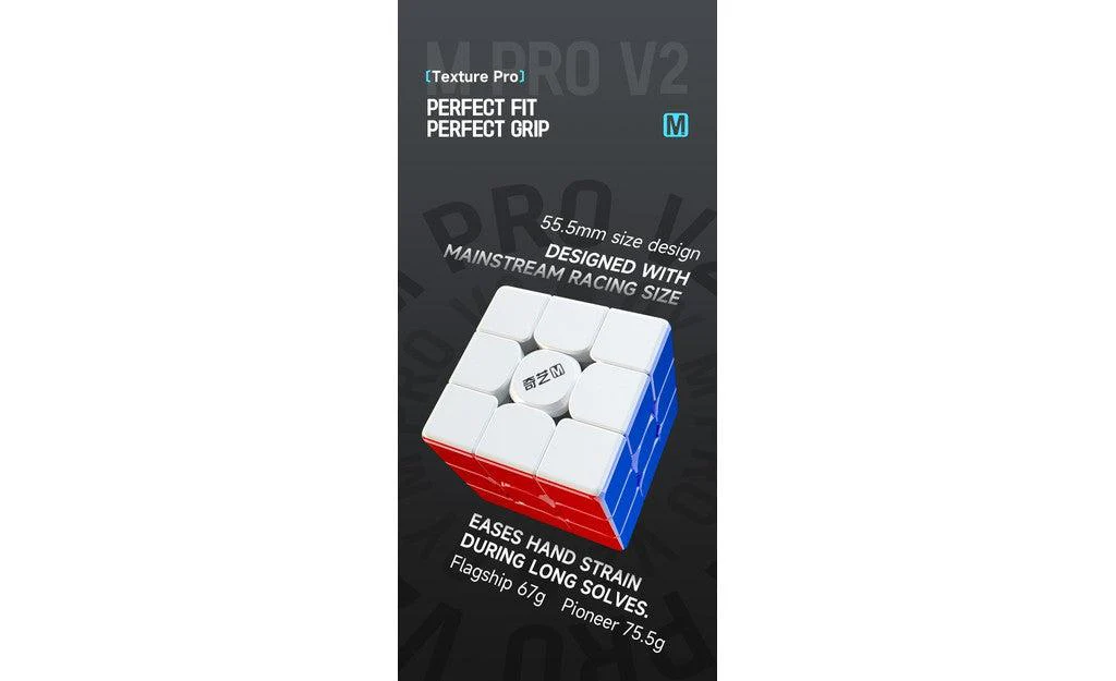 QiYi M Pro 3x3 V2 Pioneer (Magnetic, MagLev, Core Magnets, UV Coated) - Image 14