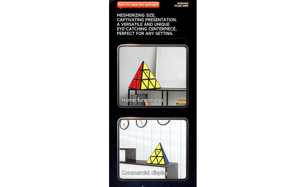 QiYi QiMing Plus Max Massive Pyraminx 56cm (Magnetic) - Image 5