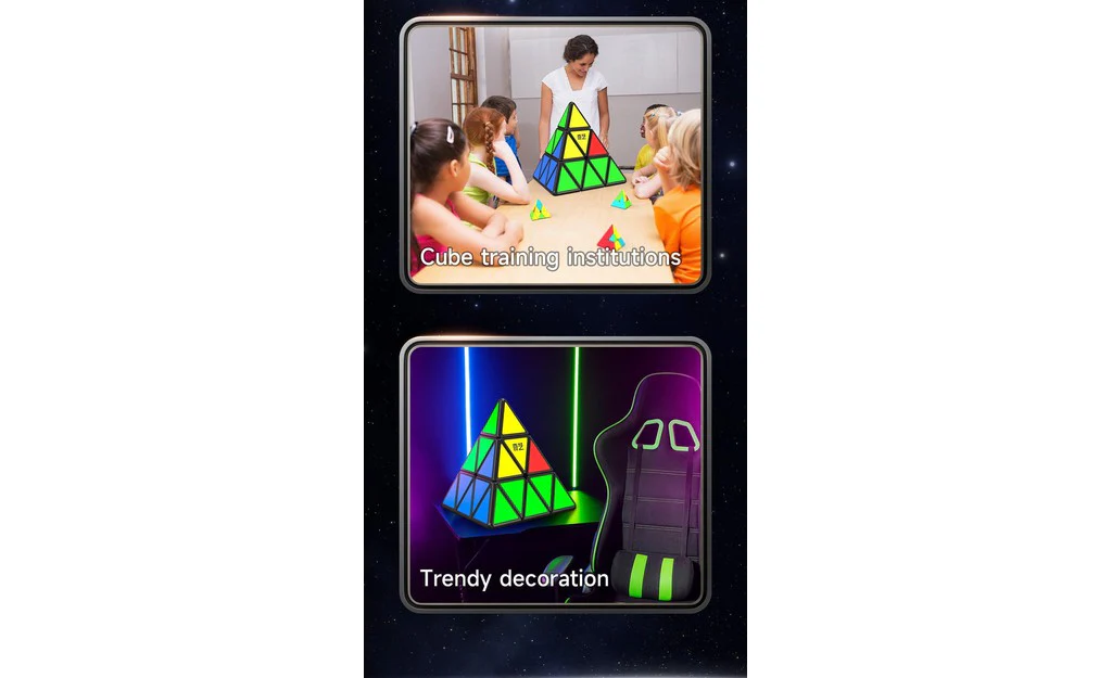 QiYi QiMing Plus Max Massive Pyraminx 56cm (Magnetic) - Image 6