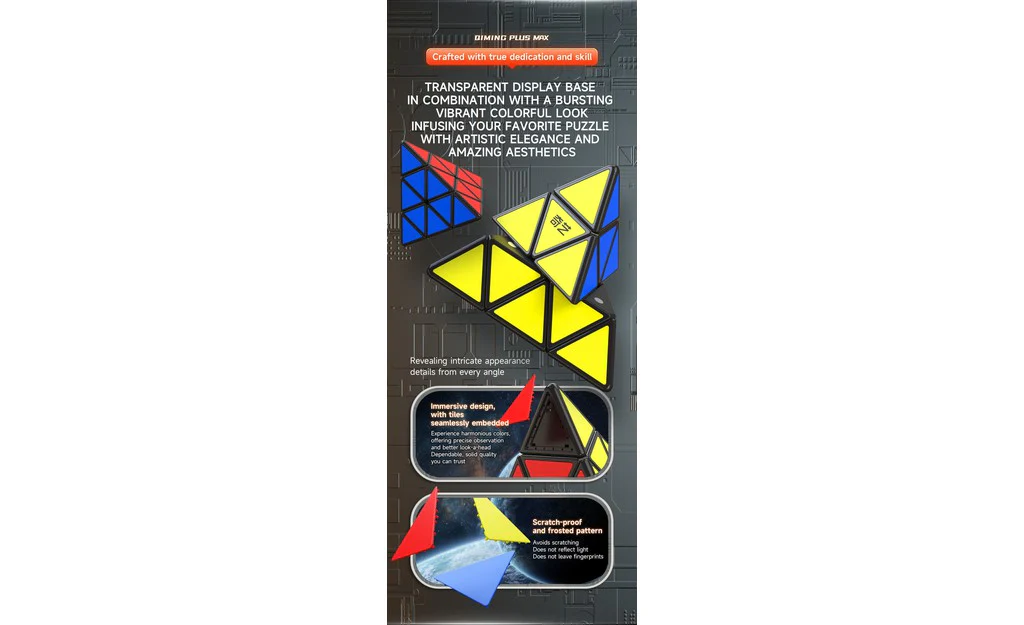 QiYi QiMing Plus Max Massive Pyraminx 56cm (Magnetic) - Image 7