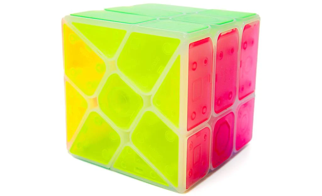 QiYi Windmill Cube (Tiled) - Icy Amber - Image 2
