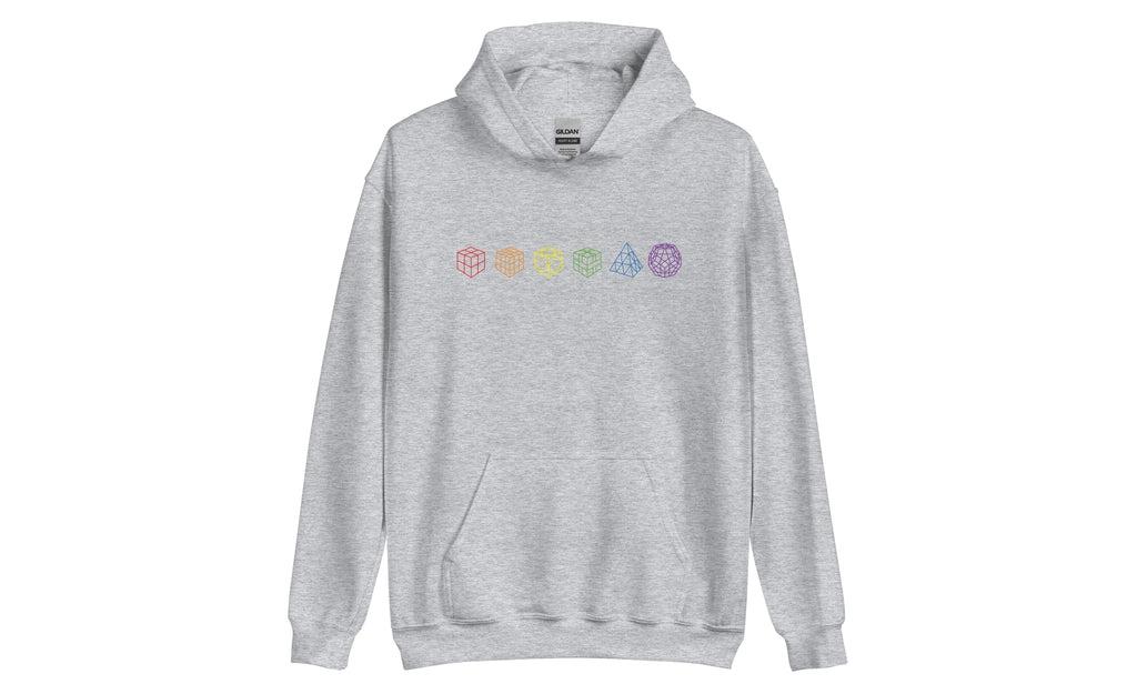Rainbow Cube Lineup - Rubik's Cube Hoodie - Image 3