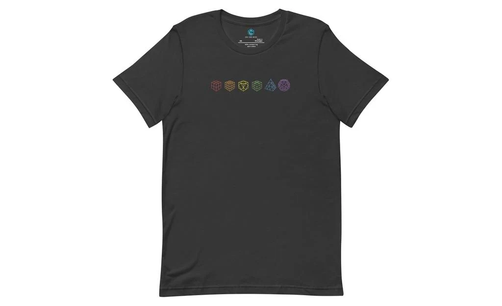 Rainbow Cube Lineup - Rubik's Cube Shirt - Image 6