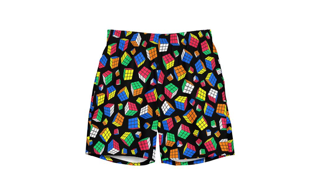 Rubik's Cube Bathing Suit - Swim Trunks