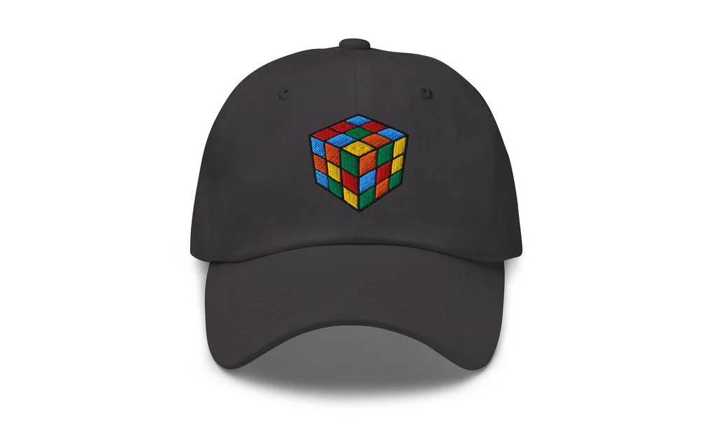 Rubik's Cube Embroidered Baseball Cap Hat - Image 13
