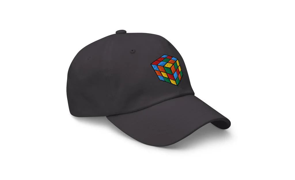 Rubik's Cube Embroidered Baseball Cap Hat - Image 15
