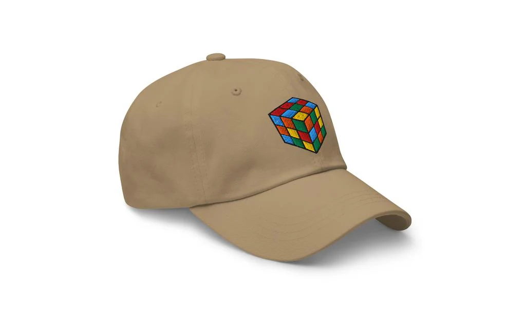 Rubik's Cube Embroidered Baseball Cap Hat - Image 21