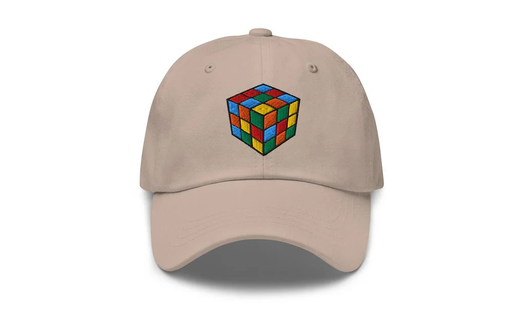 Rubik's Cube Embroidered Baseball Cap Hat - Image 25