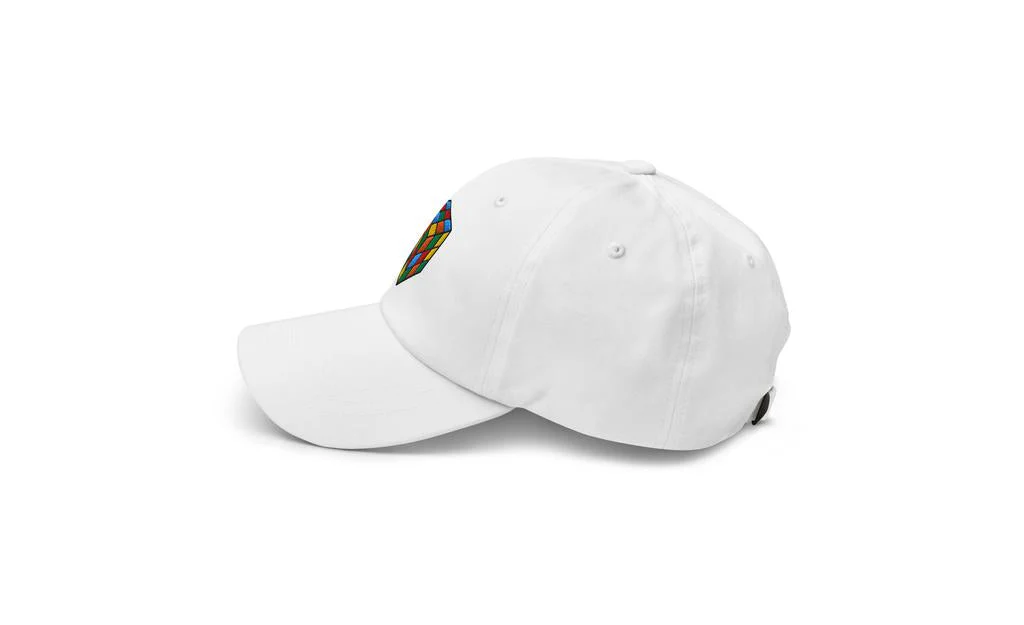 Rubik's Cube Embroidered Baseball Cap Hat - Image 34