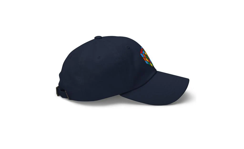 Rubik's Cube Embroidered Baseball Cap Hat - Image 8