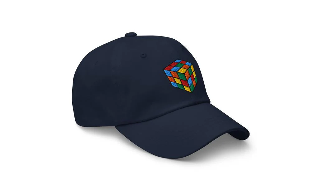 Rubik's Cube Embroidered Baseball Cap Hat - Image 9