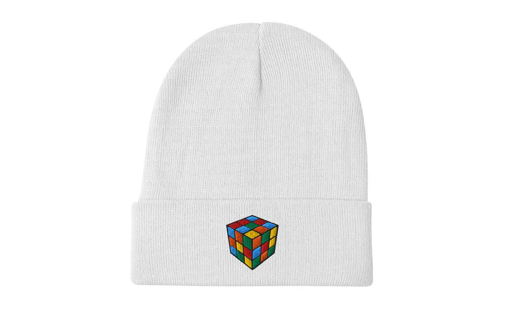 Rubik's Cube Embroidered Beanie - Image 6